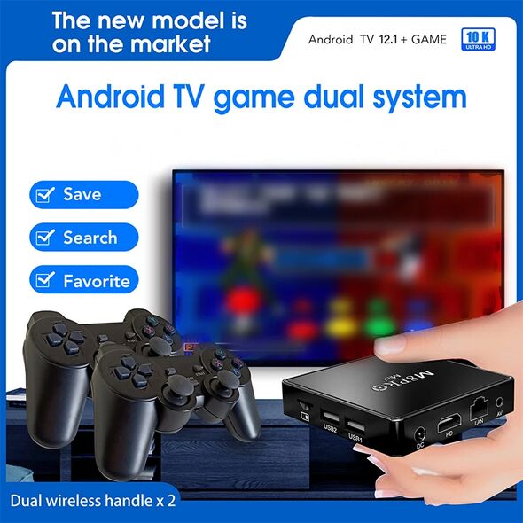 2_mwfs-ri M8 Pro Mini android tv 12.1 + 10000 Game